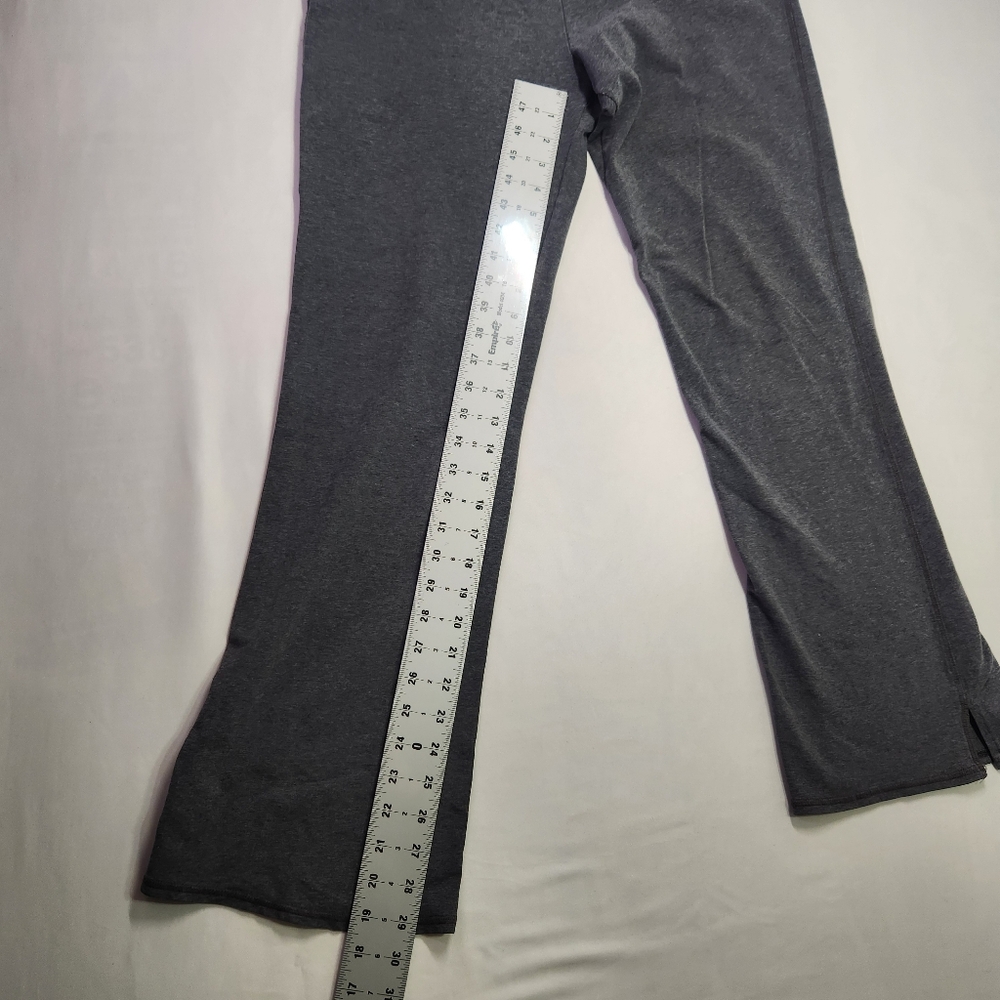 ⭐️GAP Boot Cut Yoga Pants Gray Flare Leggings High Waisted Lounge Workout Large - Picture 4 of 5